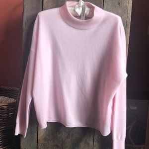 Madewell Cashmere Mock-Neck Sweater, M, EUC